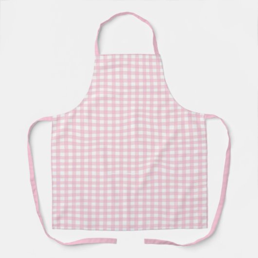 Pink Gingham Schort (Voorkant)