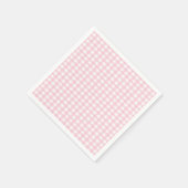 Pink Gingham Servetten (Hoek)