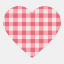 Pink Gingham Sticker – Gezellige en Schattigee vib