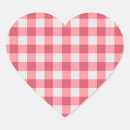 Pink Gingham Sticker – Gezellige en Schattigee vib