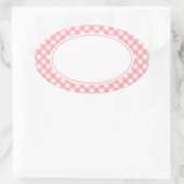 Pink Gingham Stickers (Tas)