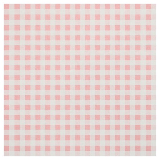 Pink Gingham Stof (Swatch)