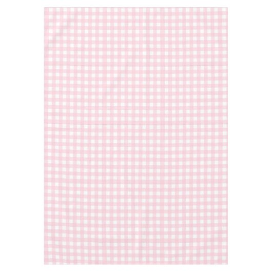 Pink Gingham Tafelkleed (Voorkant)