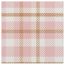 Pink Gingham tartan buffalo plaid summer picnic Stof