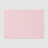 Pink Gingham Tissuepapier (Voorkant)