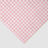 Pink Gingham Tissuepapier (Detail)
