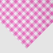 Pink Gingham Tissuepapier (Detail)