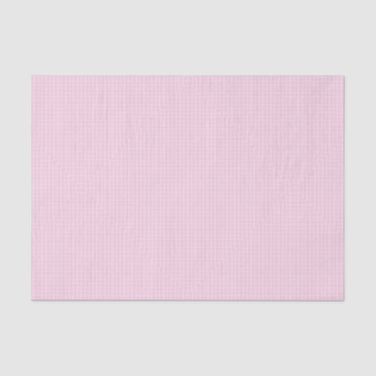 Pink Gingham Tissuepapier (Voorkant)
