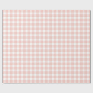 pink gingham wrapping paper roll cadeaupapier