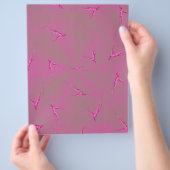 Pink Ginseng Man Bulk Scrapbook Paper Pages Flyer (Hand)