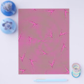 Pink Ginseng Man Bulk Scrapbook Paper Pages Flyer (Enkel)