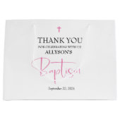 Pink Girl Baptisme Groot Cadeauzakje (Voorkant)