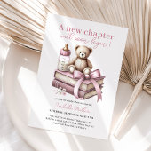 Pink Girl Beer Baby shower nieuw hoofdstuk begint Kaart