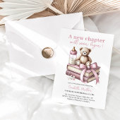 Pink Girl Beer Baby shower nieuw hoofdstuk begint Kaart