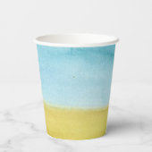 Pink Girl Dinosaur 4th Birthday Party  Papieren Bekers (Achterkant)