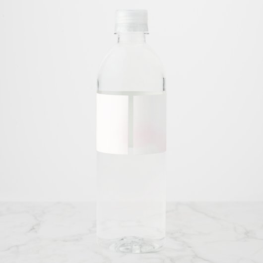 Pink Girl Little Boo Halloween Baby shower Waterfles Etiket (Achterkant)