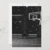 Pink Girls Basketball Birthday Uitnodiging (Achterkant)