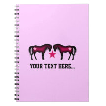Pink Girly Personalized Horse