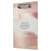 Pink girly rose gold modern stylish elegant klembord (Links)