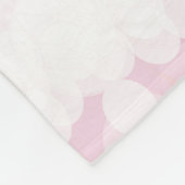 Pink Glam 18th Birthday Star Fotocollage Fleece Deken (Hoek)