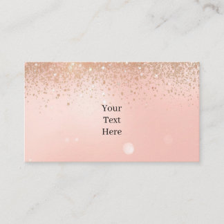 Pink Glam Beauty Business Card Visitekaartje