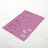 Pink Glam Diamonds Kusses Lips Vrijgezellenfeest Folie Uitnodiging (Gedraaid)