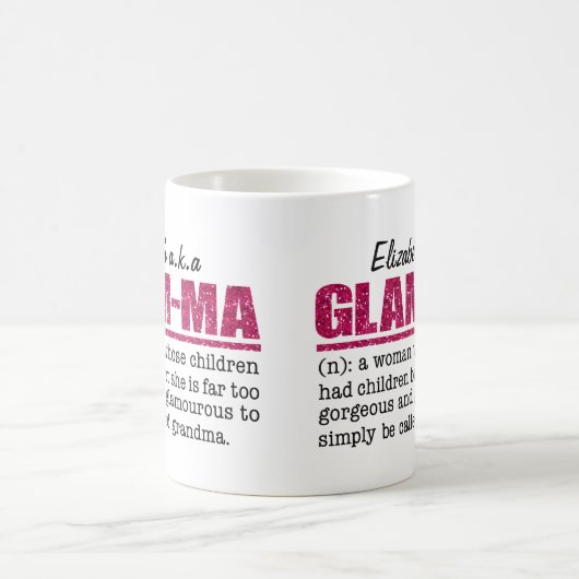 Pink Glam Ma - Oma Koffiemok (Center)