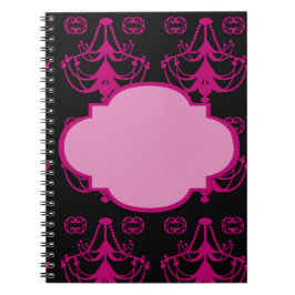 Pink Glamor Chandelier Notitieboek