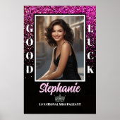 Pink Glimmer Good Luck Pageant Door Poster (Voorkant)