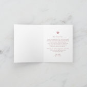 Pink Glitter Baby shower Welkom Kaart (Binnen)