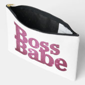 Pink Glitter Boss Babe Etui (Open)
