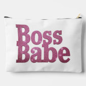 Pink Glitter Boss Babe Etui (Achterkant)
