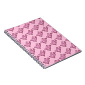 Pink Glitter Boss Babe Notitieboek (Rechterzijde)
