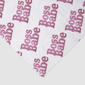 Pink Glitter Boss Babe Tissuepapier (Detail)
