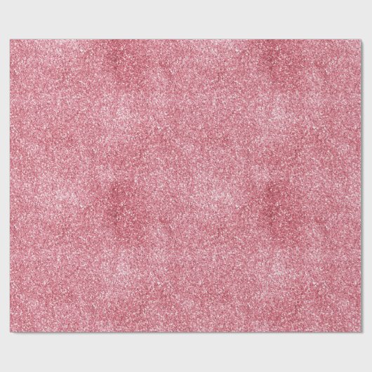 Pink Glitter Glitz Unicorn Sparkle Cadeaupapier (Vlak)
