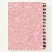 Pink Glitter Grappige Quote om te doen lijst Notitieboek (Achterkant)