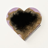 Pink Glitter Leonardo Da Vinci Gioconda Notitieboek (Achterkant)