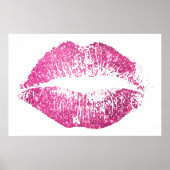 Pink Glitter Lips #2 Poster (Voorkant)