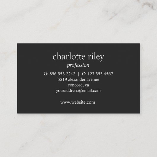 Pink Glitter Ombre Monogram Marble Salon Makeup Visitekaartje (Achterkant)