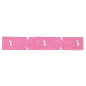 Pink Glitter Pastel Eenhoorn Party Thema Lange Tafelloper (Horizontaal)