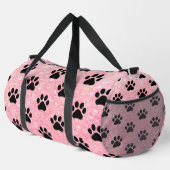 Pink Glitter Paw Print Pet Bag Plunjezak