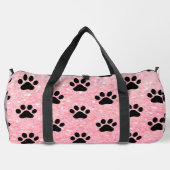 Pink Glitter Paw Print Pet Bag Plunjezak (Achterkant)