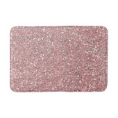 Pink Glitter Roos Gold Blush Glam Sparkle Badmat (Voorkant)