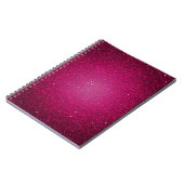 Pink Glitter Sequin Disco Glitz Spiral Notitieboek (Linkerzijde)