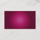 Pink Glitter Sequin Disco Glitz Visitekaartje (Achterkant)