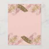 Pink Glitter Splash First Community Budget (Achterkant)