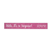 PINK Glitter SURPRISE Wrap de Etiketten van het Ad (Individueel)