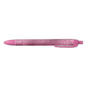 Pink Glitter XOXO Zwarte Inkt Pen (Bodem)