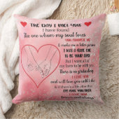 Pink Glittered Romantic Love Quote Kussen (Deken)
