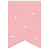 Pink Glitters Verjaardag van het Meisje Vlaggetjes (Eerste vlag)